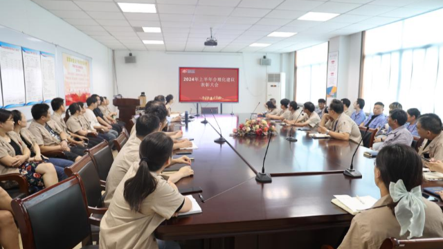 <i style='color:red'>时恒电子</i>召开2024年半年技术革新及合理化建议表彰大会