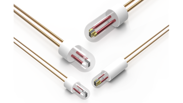 带陶瓷套管玻封<i style='color:red'>测温型ntc热敏电阻</i>器MF51单端系列