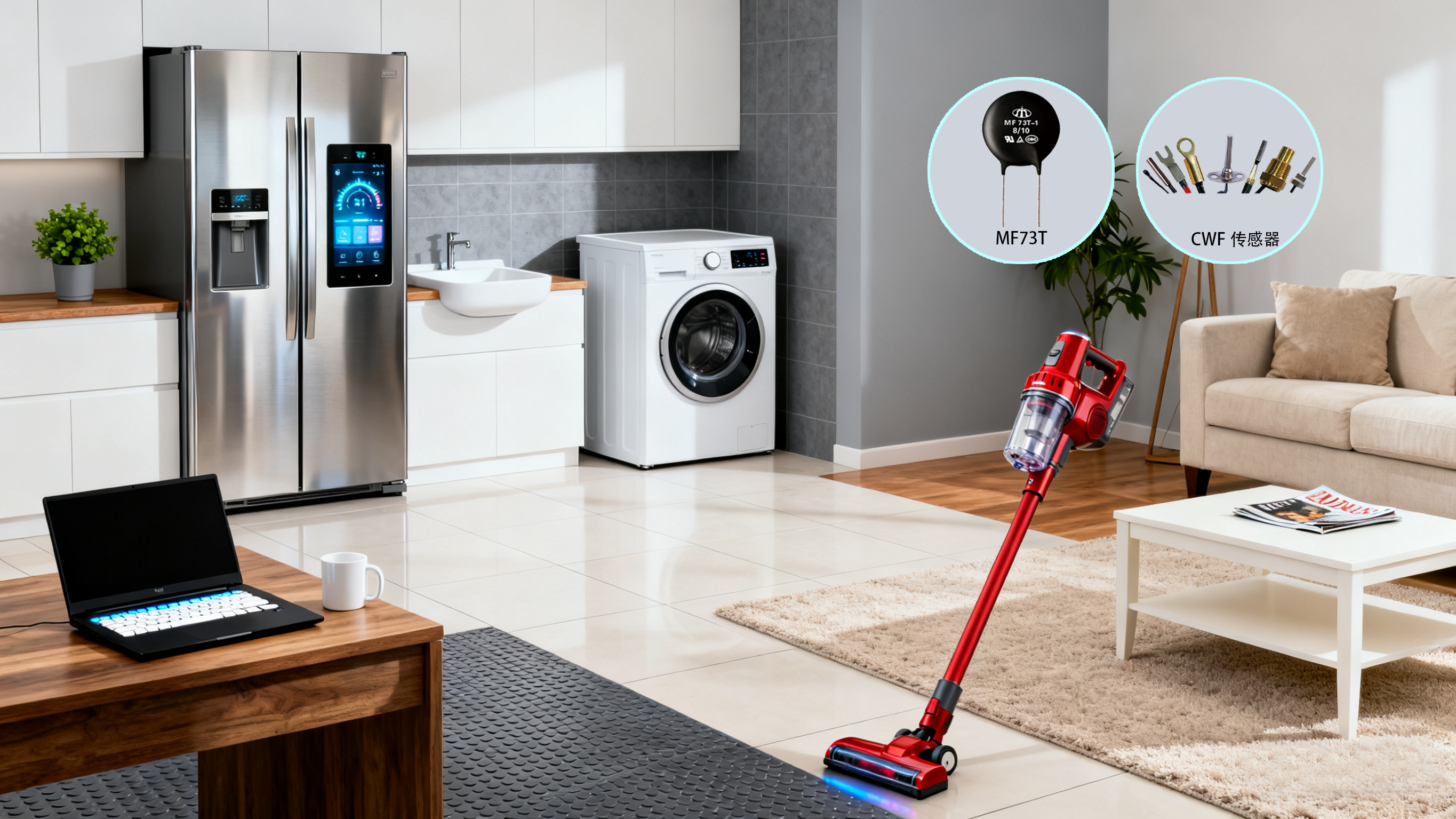 家用电器功率型<i style='color:red'>ntc热敏电阻应用</i>案例！