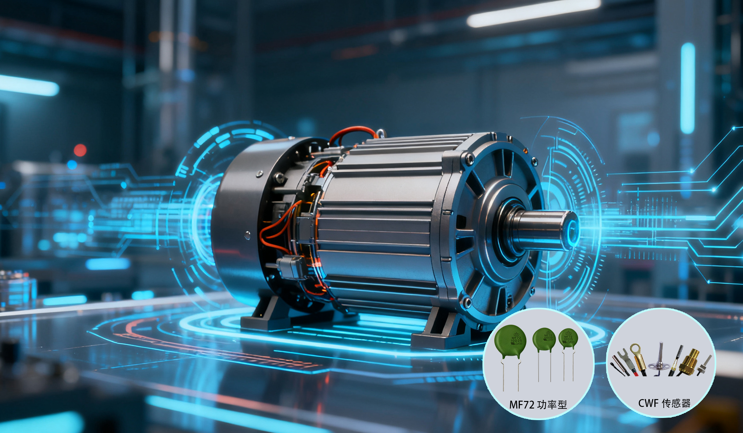 电机控制热敏电阻器应用案例！